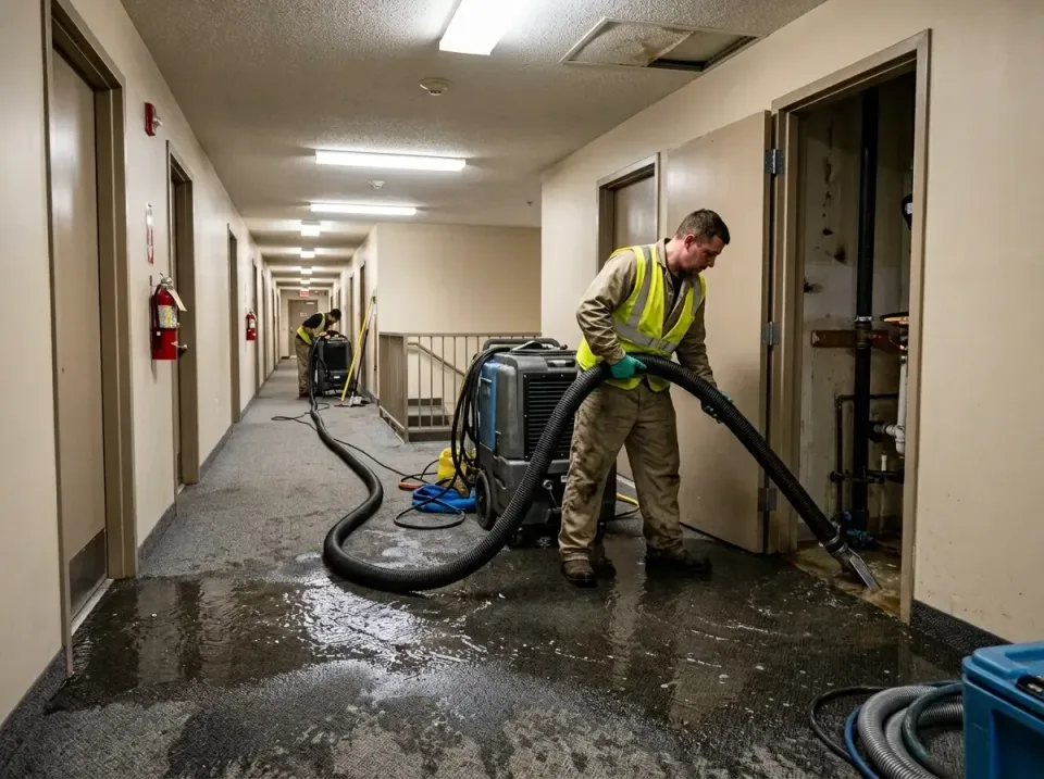 multi-unit-apartment-hallway-f-005 — frequently asked questions, Emergency Burst Pipe Water Extraction & Removal in Violet,…